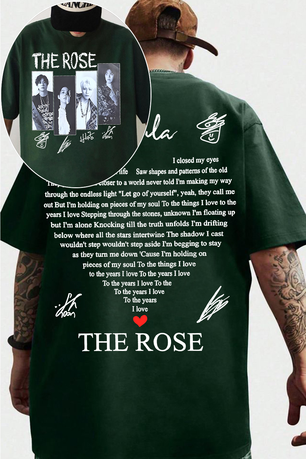 The Rose🥰 tee For Men