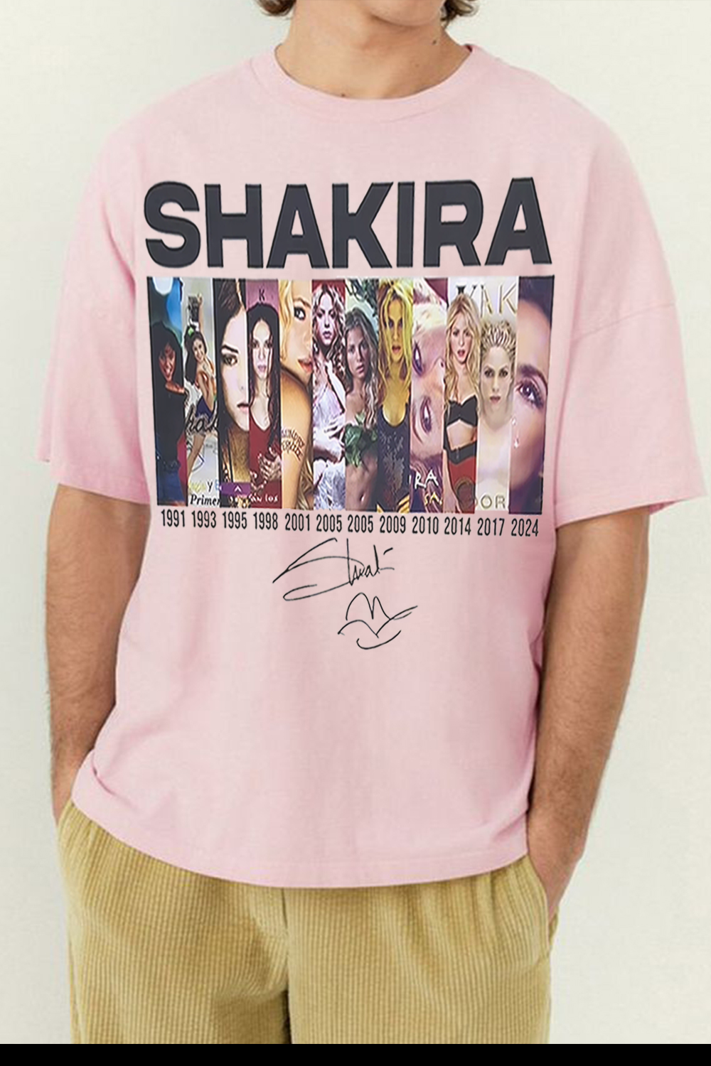 Shakira fans T-shirt For Men