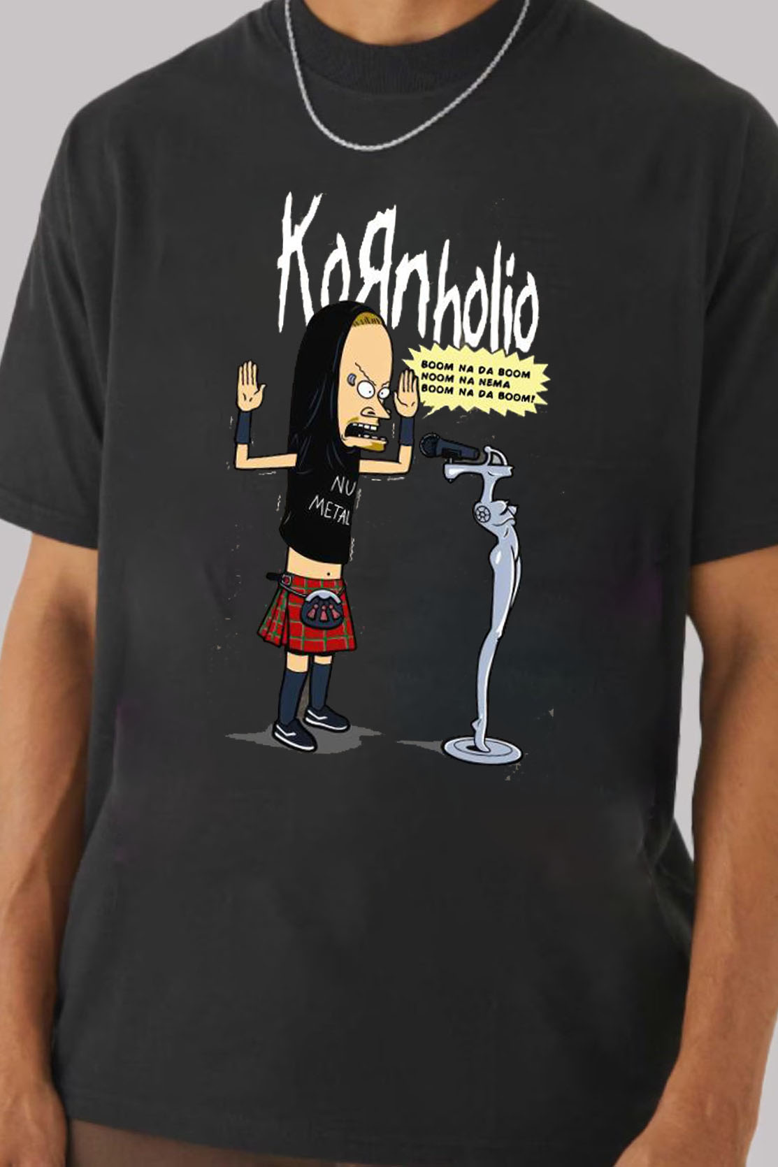 Korn Beavis and Butthead Shirt For Men