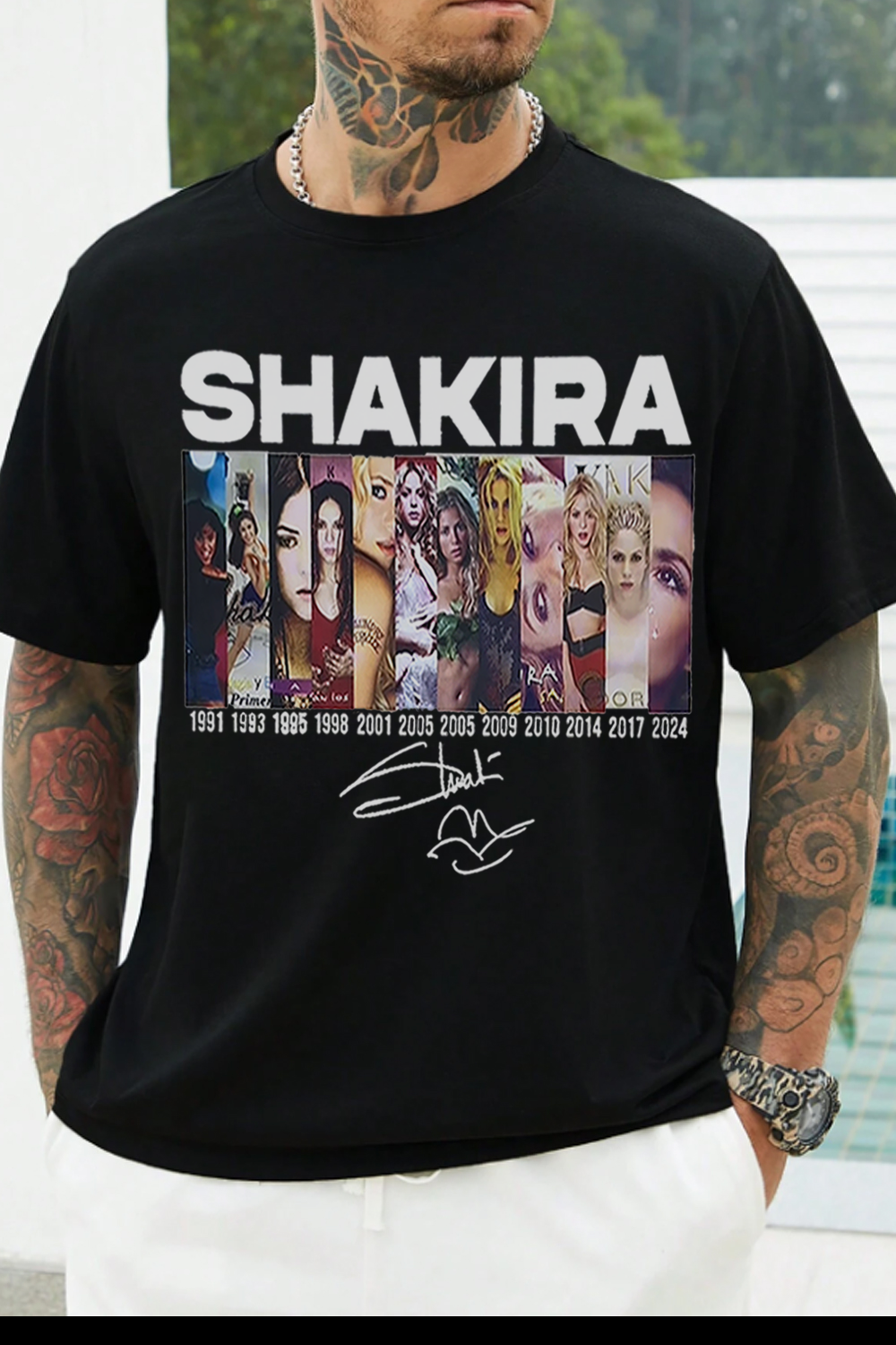 Shakira fans T-shirt For Men