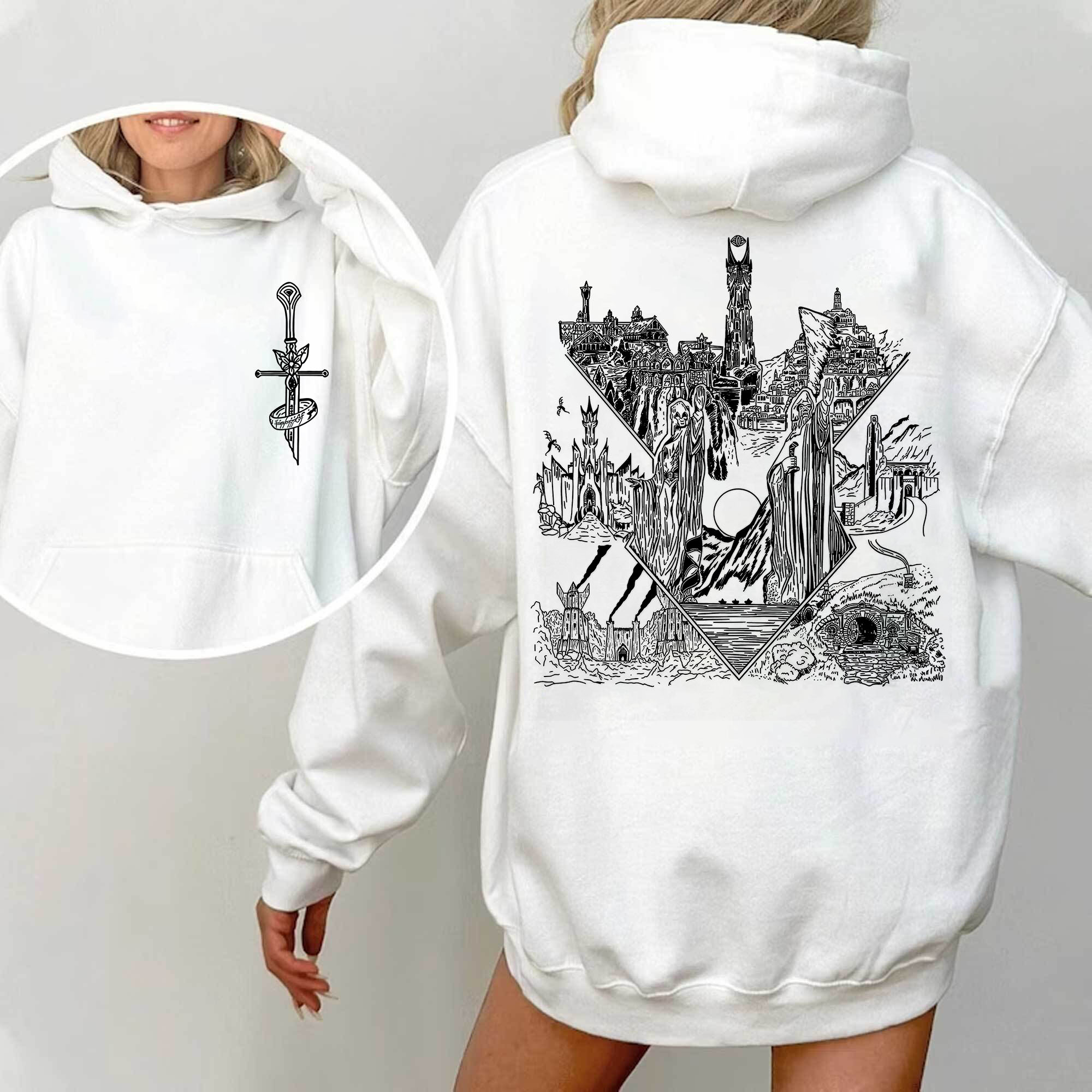 LOTR Middle Earth Inspired Hoodies For Women