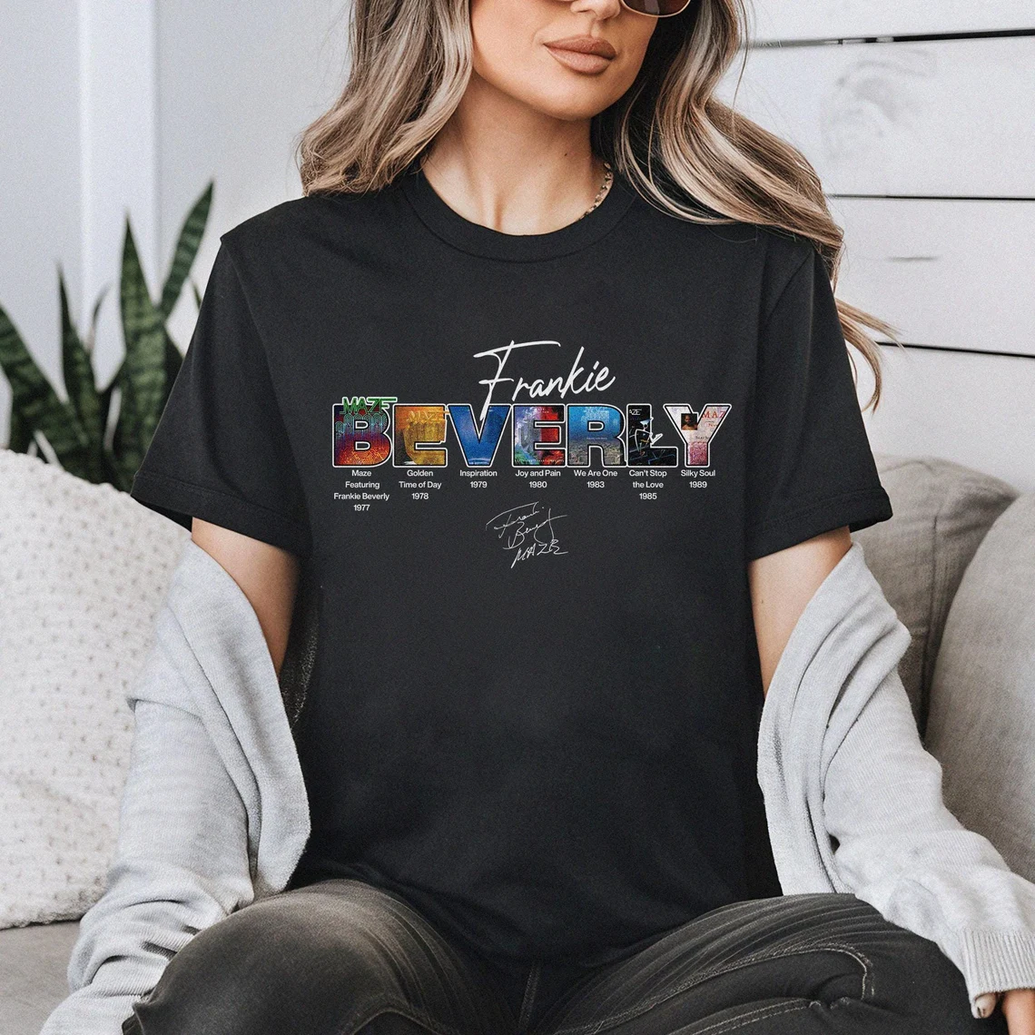 Frankie BEVERLY Short Sleeve T-Shirt