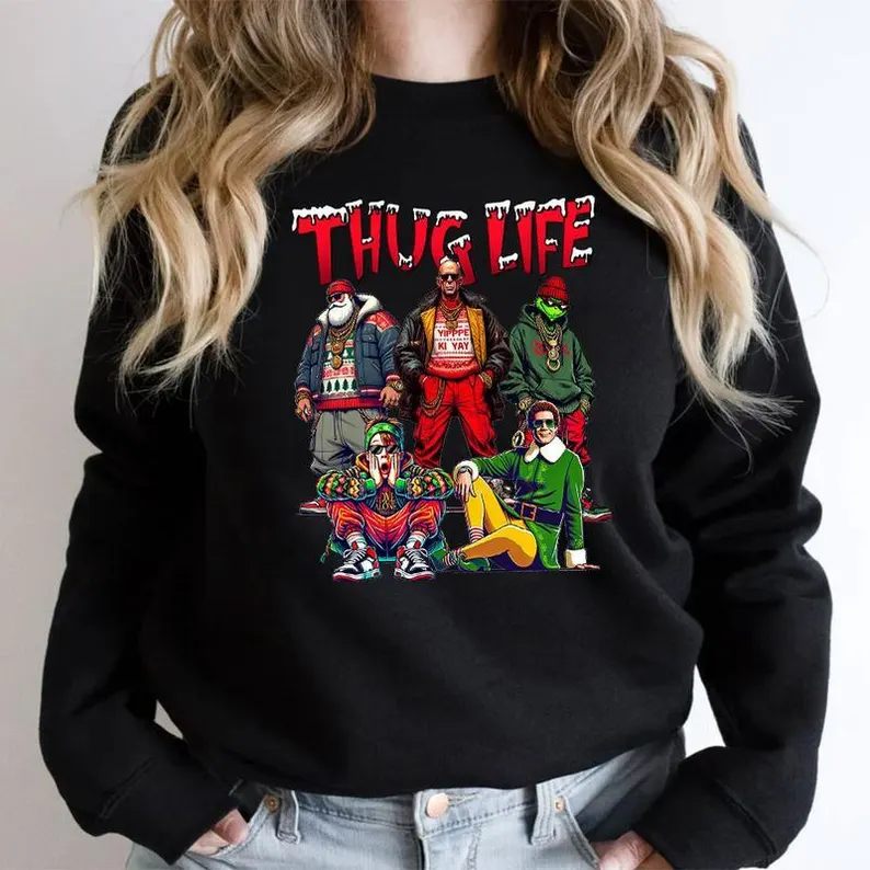 THUGLIFE Christmas Sweatshirt For Women