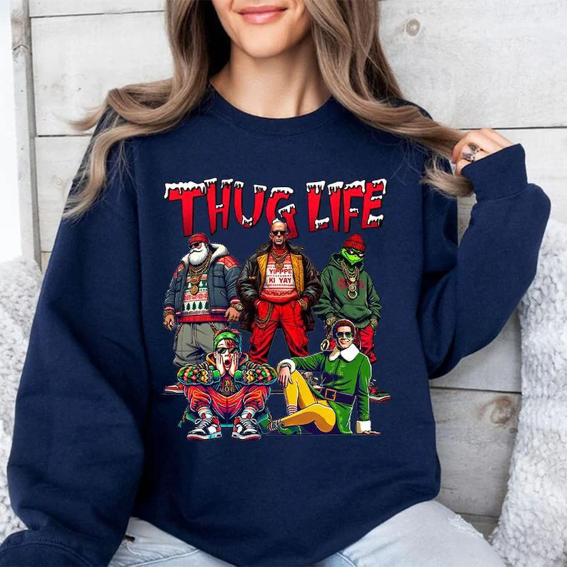 THUGLIFE Christmas Sweatshirt For Women