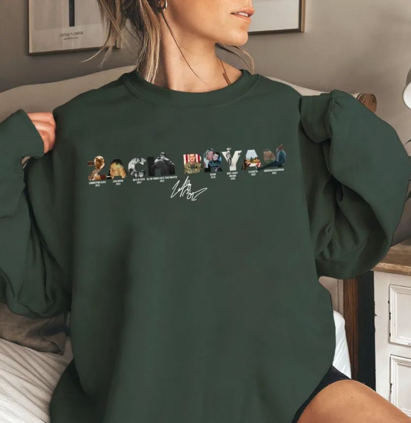 Zach Bryan Albums Sweatshirt