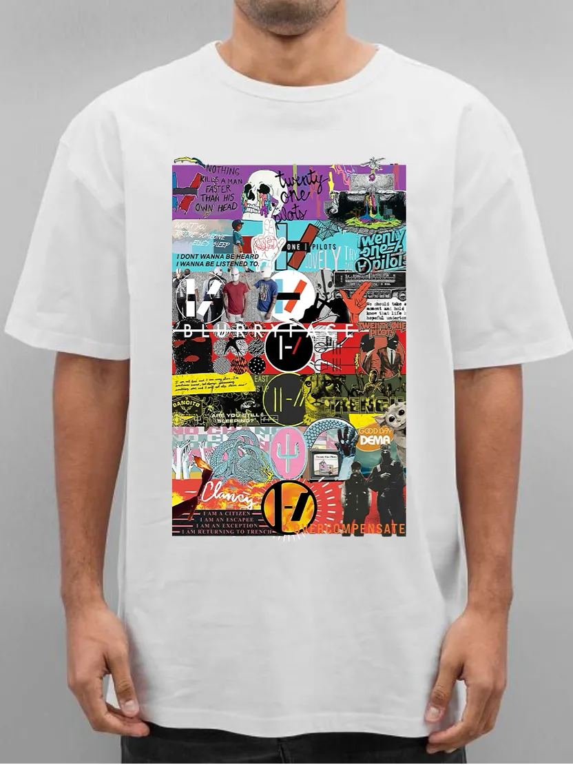 Twenty One Pilots Vintage Album Shirt-MEN