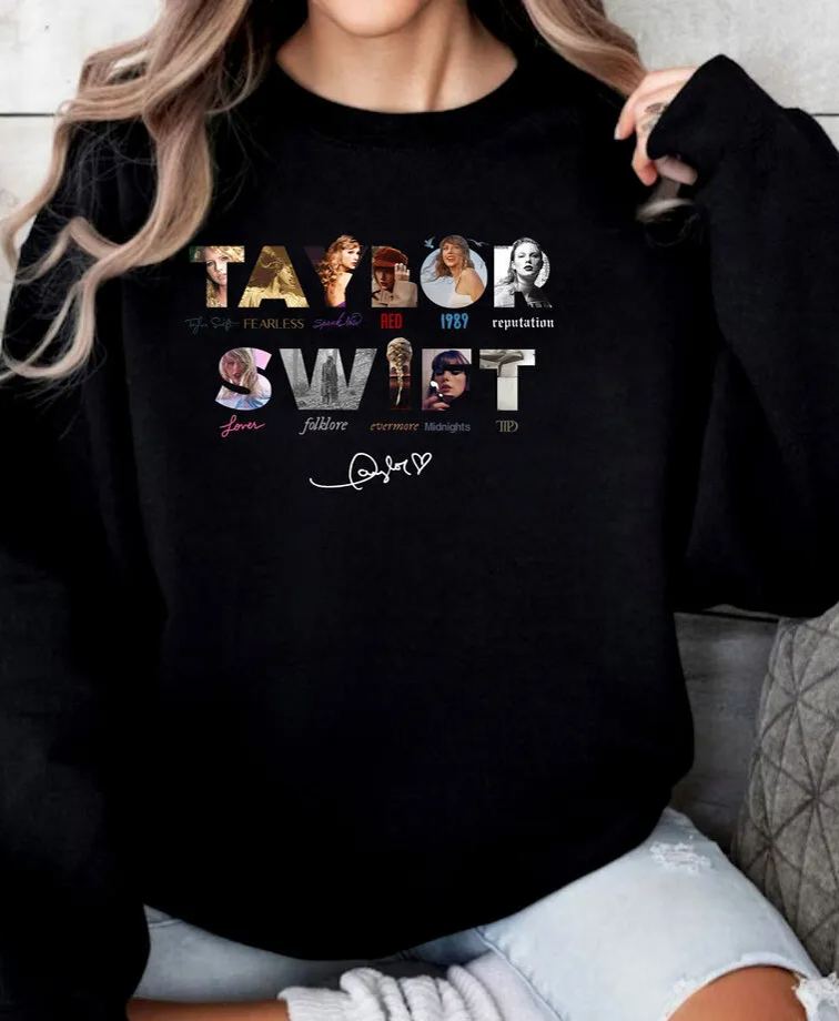 Vintage T S Album Signature Sweatshirt