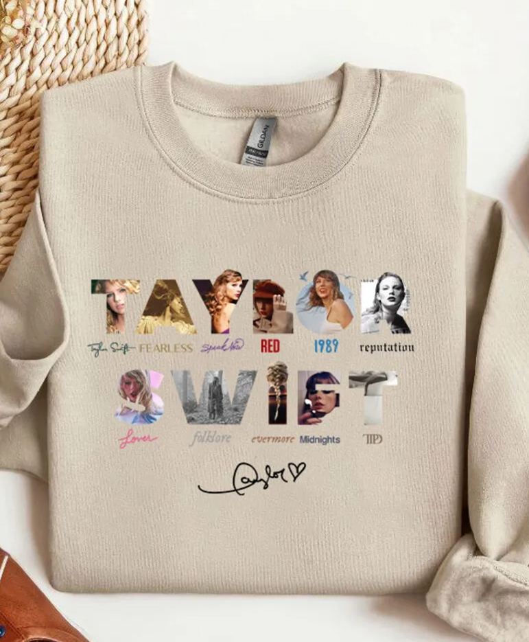 Vintage T S Album Signature Sweatshirt