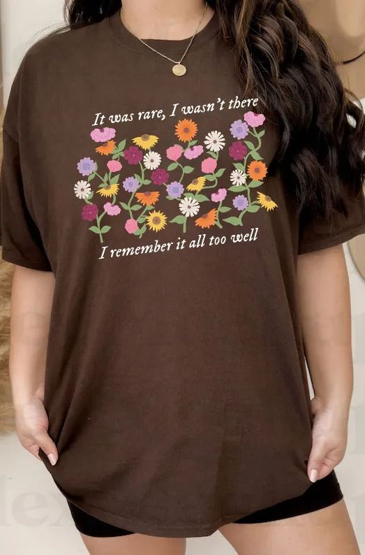 Vintage Eras Tour Piano Flower Tshirt