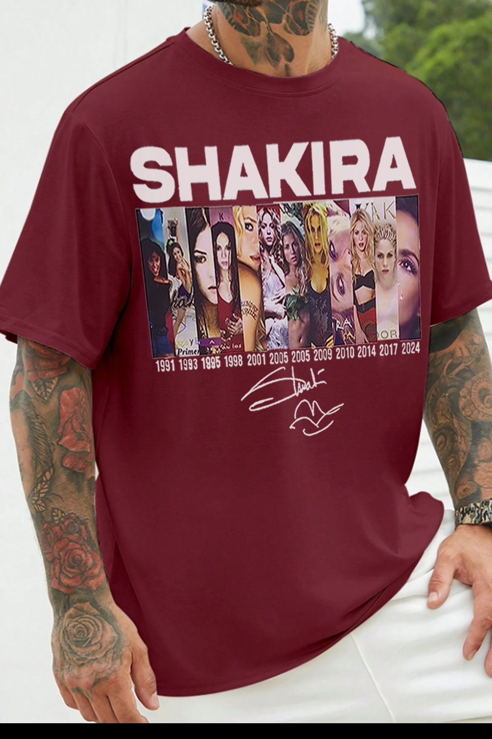 Shakira fans T-shirt For Men