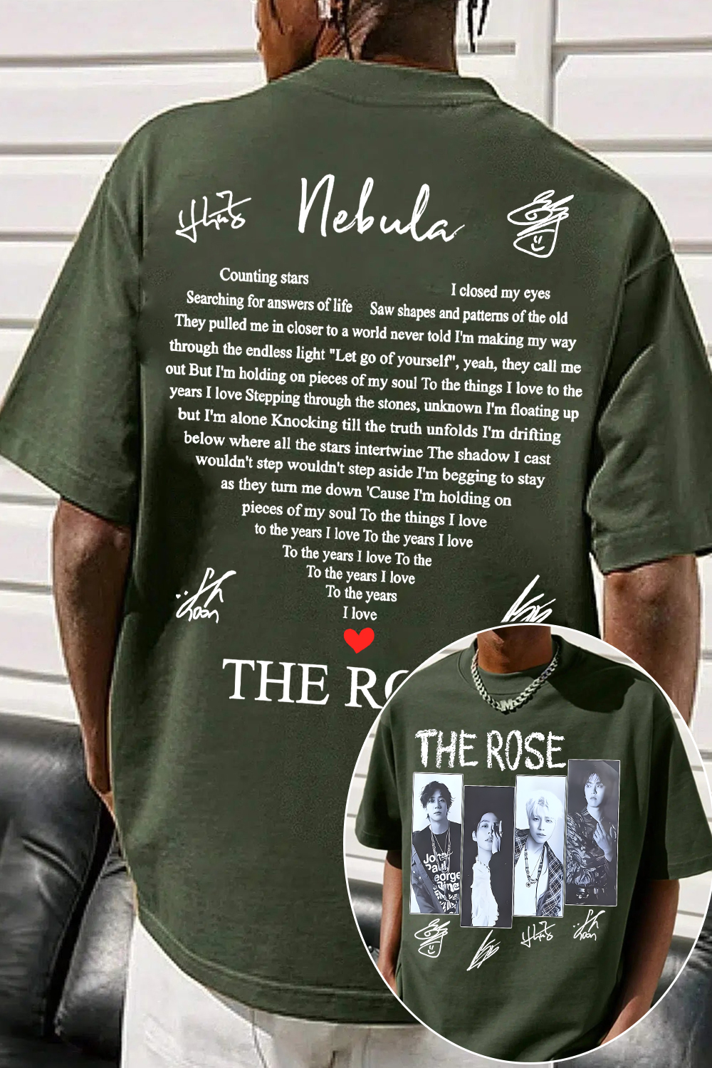 The Rose🥰 tee For Men