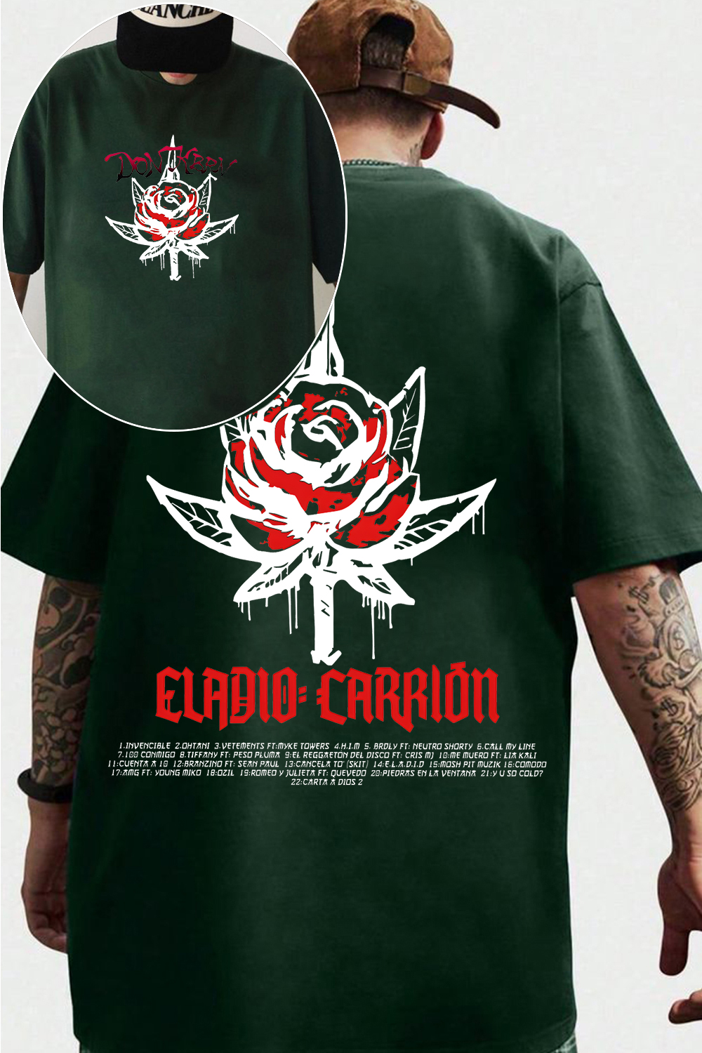 DON KBRN Shirt, Eladio Carrión MEN T-Shirt 