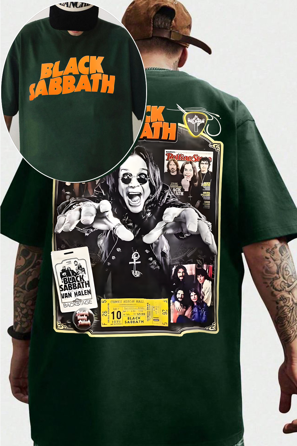 Blacksabbath Ozzyosbourne tee