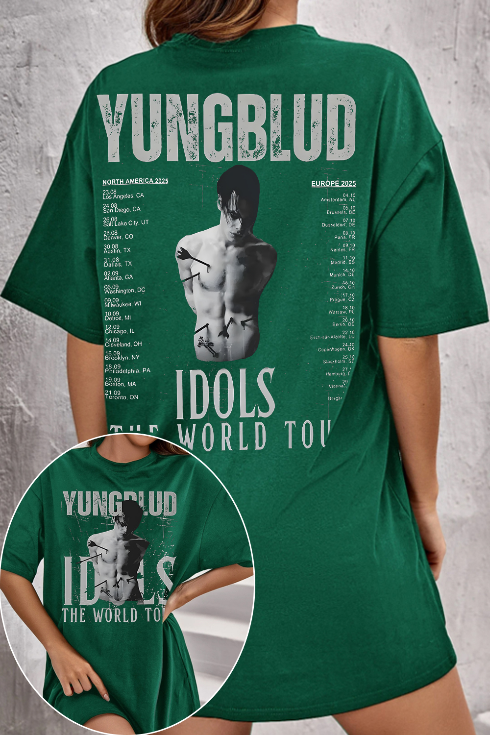 yungblud style  women shirt