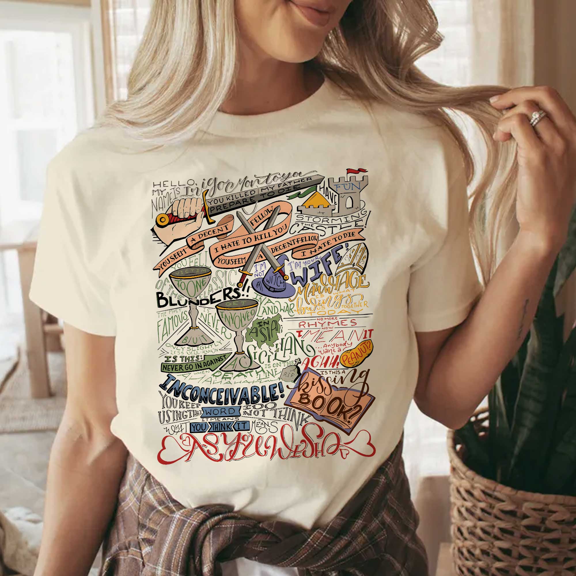 The Princess Bride Quotes Tshirts