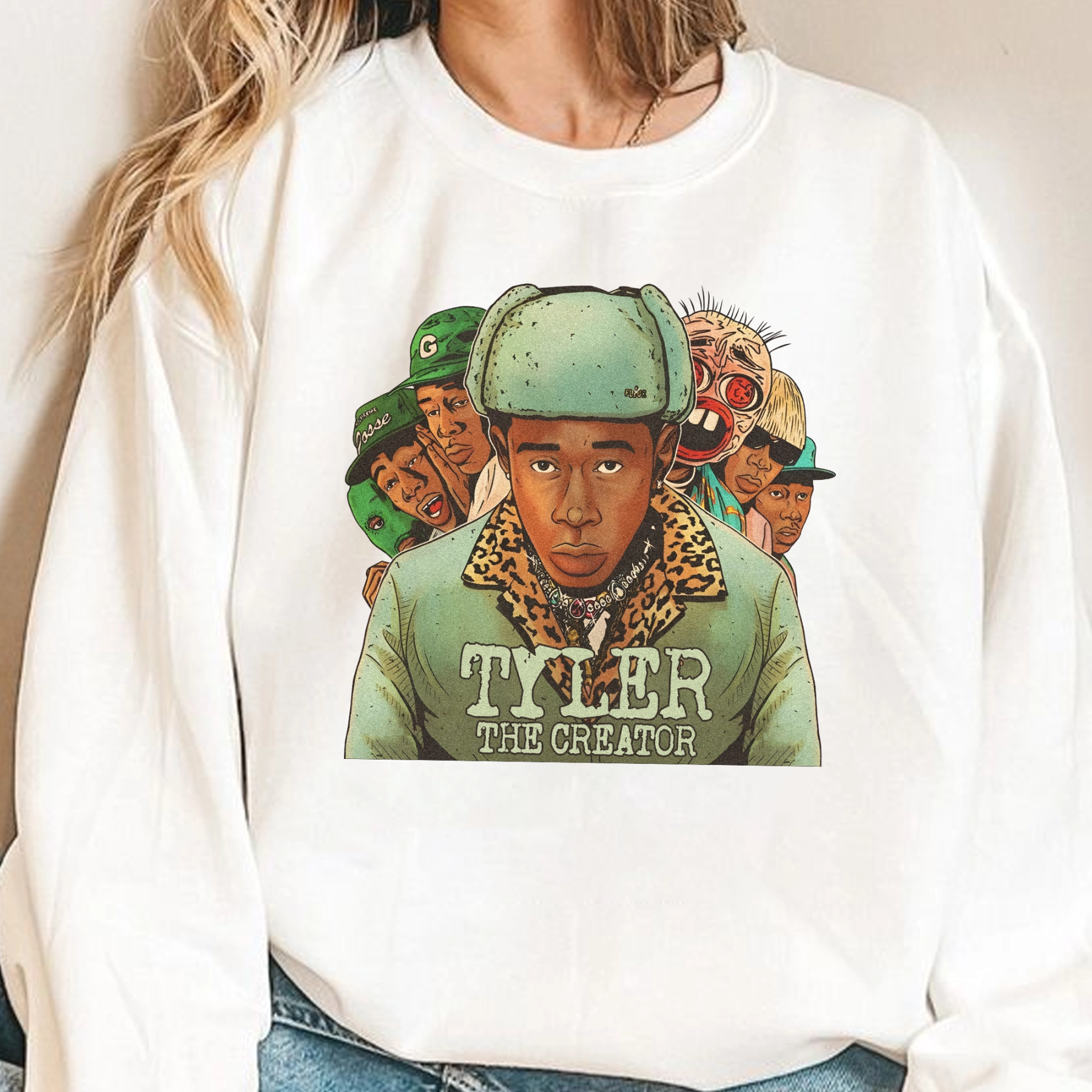 Tyler Albums Version 1   Sweatshirt