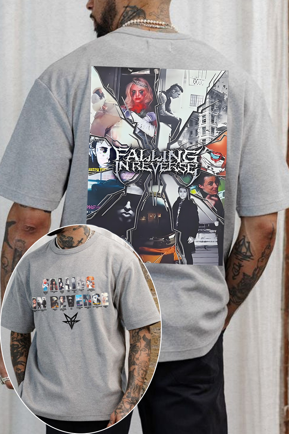 Falling In Reverse 2-sided printed tee