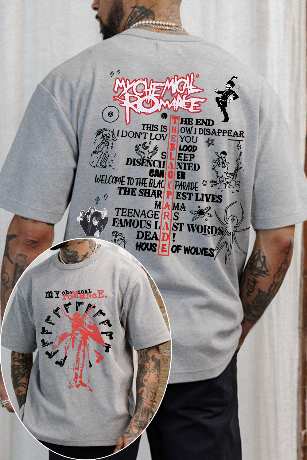 MCR 2-sided printed tee