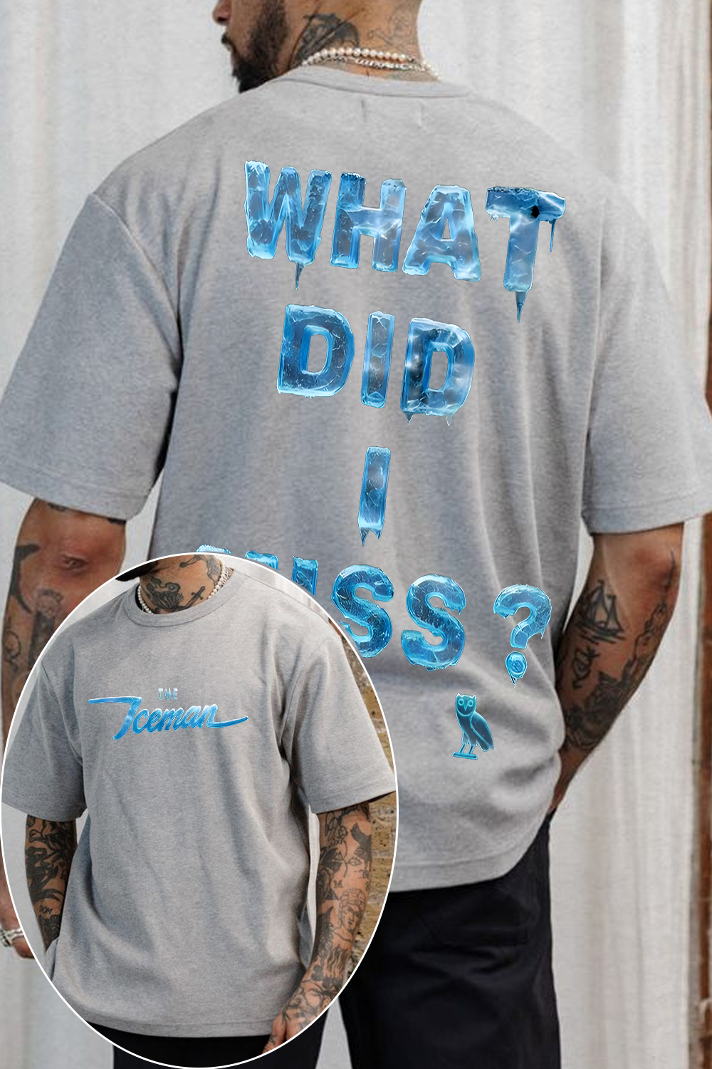 “The Iceman” Drake’s album 🎶❤️shirt