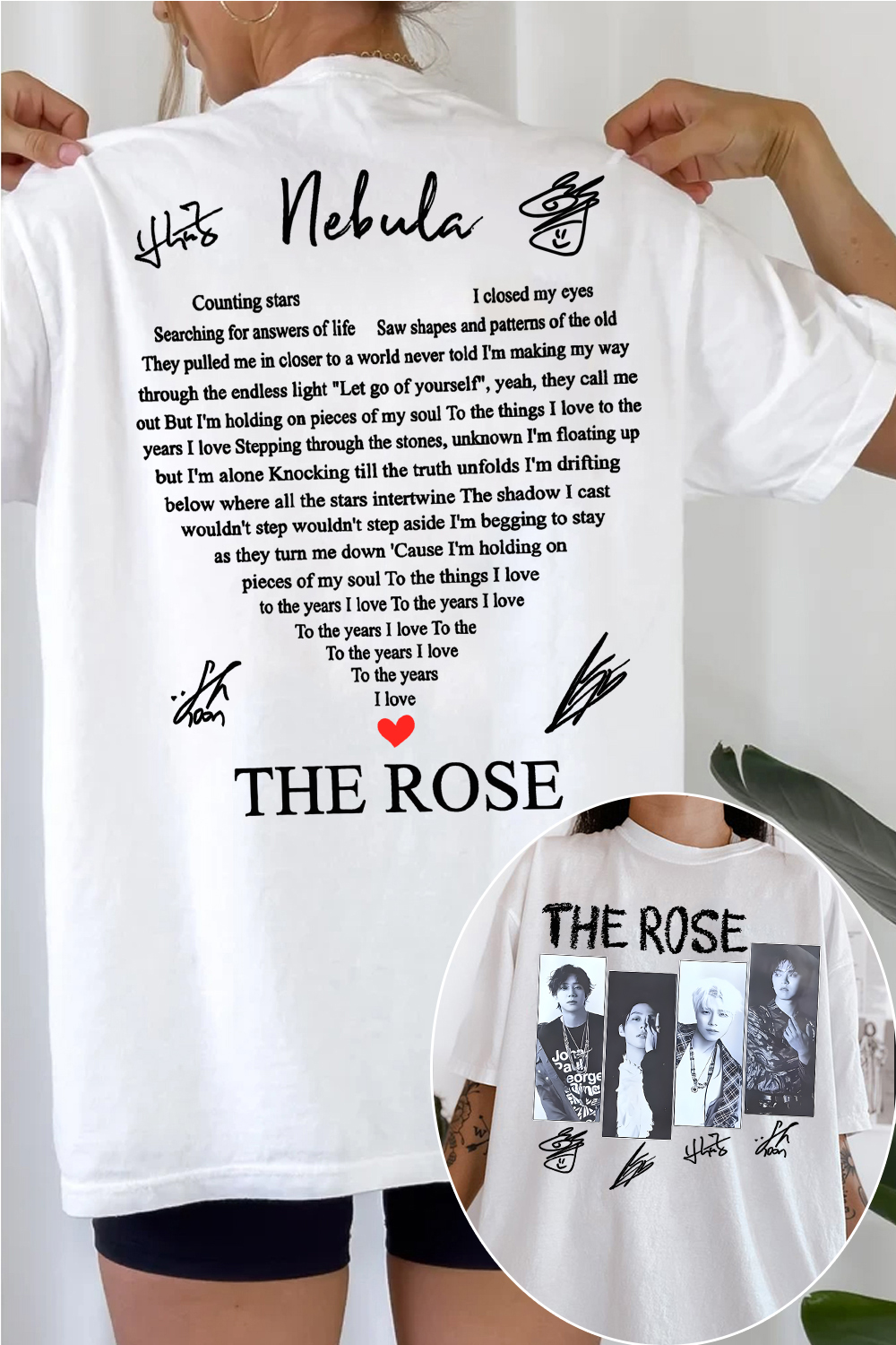 The Rose🥰 tee