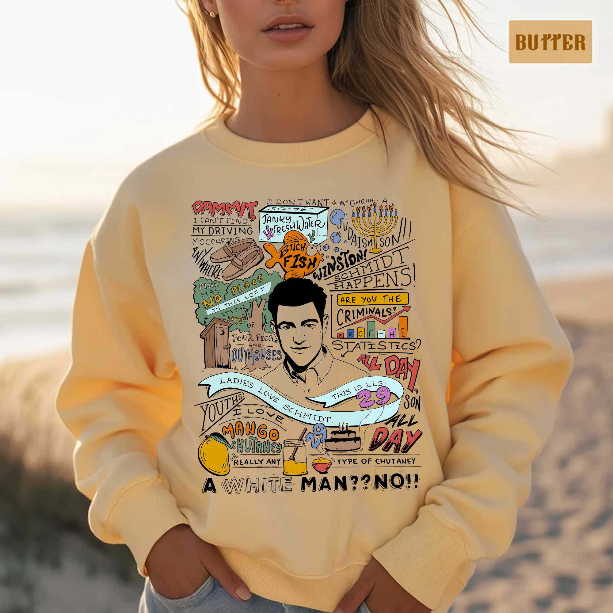 Schmidt quotes Sweatshirt