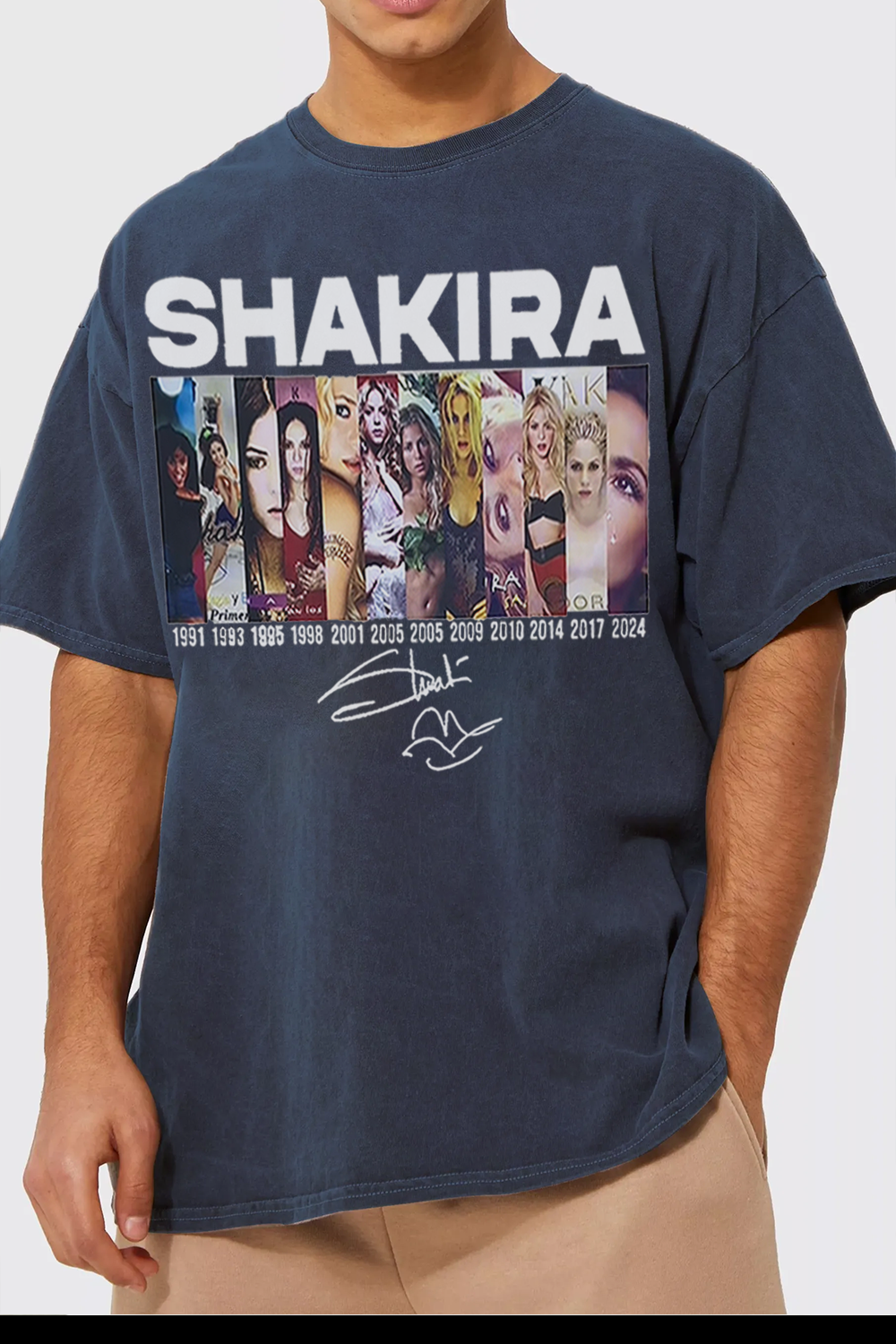 Shakira fans T-shirt For Men