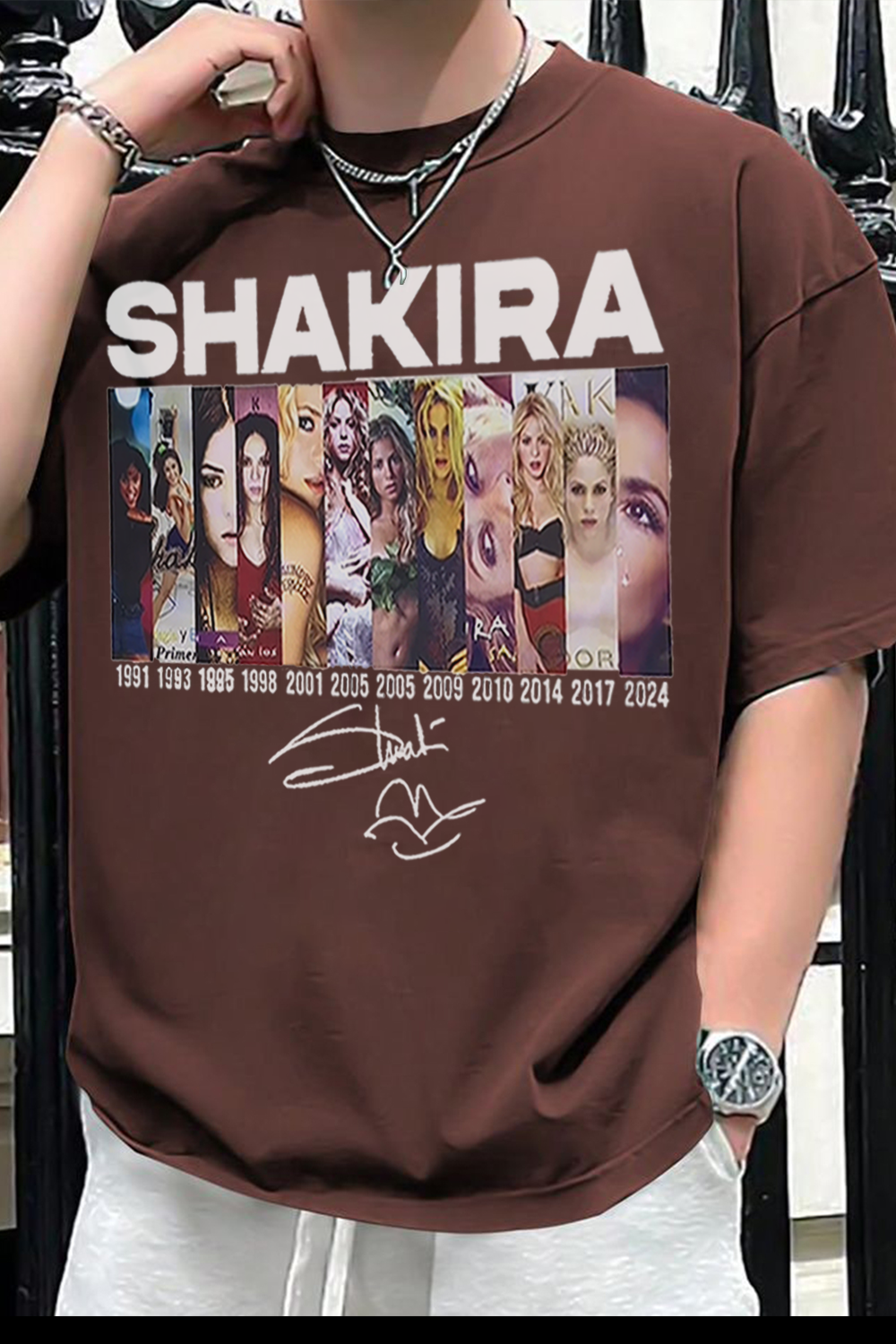 Shakira fans T-shirt For Men