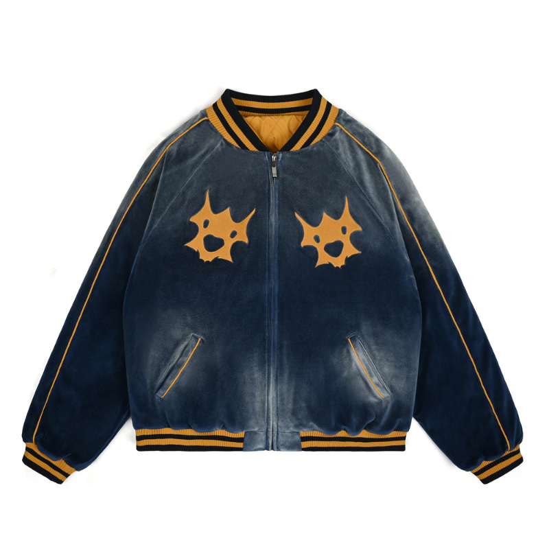 EXACTMTCH Cool Statement Hooded Denim Jacket - American Street New Fas