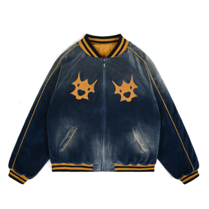 EXACTMTCH Cool Statement Hooded Denim Jacket - American Street New Fas