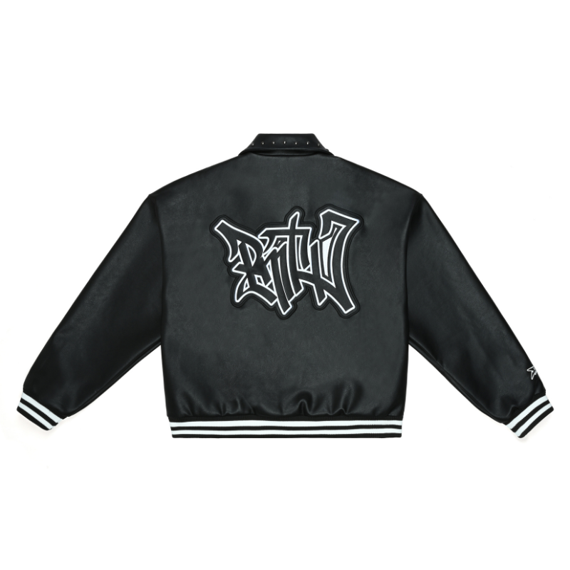 EXACTMTCH Street Trend Leather Jacket - American Fashion Focuspiece