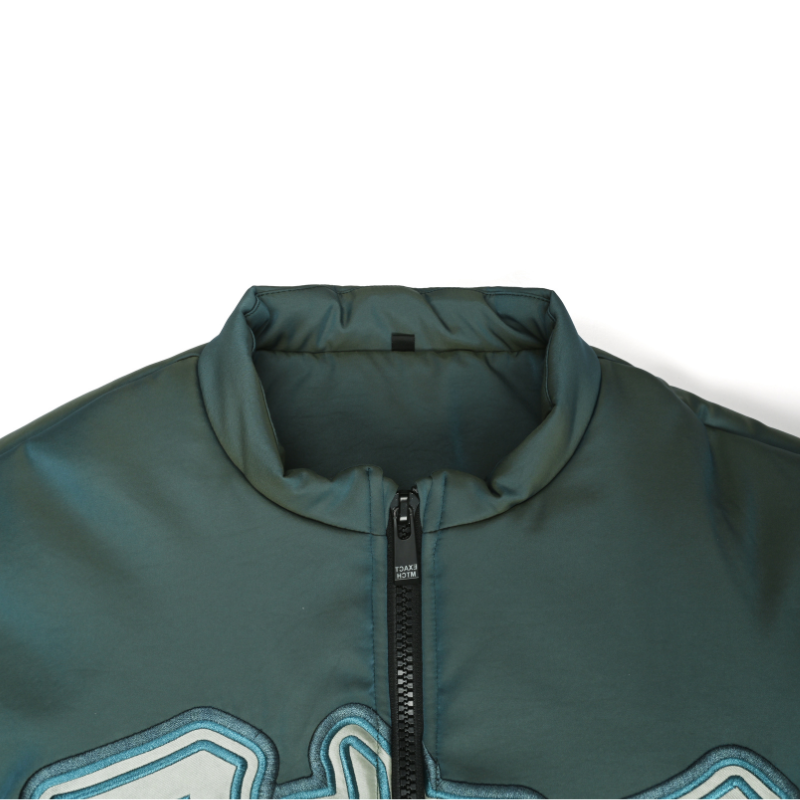 EXACTMTCH Street Style Quilted Cotton Jacket - Warm up with American style.