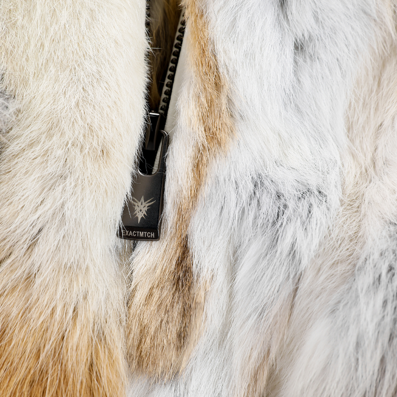 EXACTMTCH Luxury Fur Hooded Jacket - The pinnacle of American street fashion