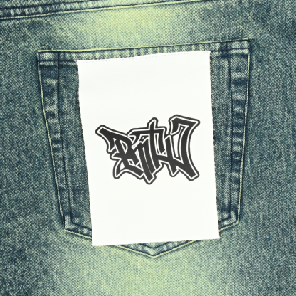 EXACTMTCH Customized Patchwork Denim Pants - A Must-Have for American Street Fashion