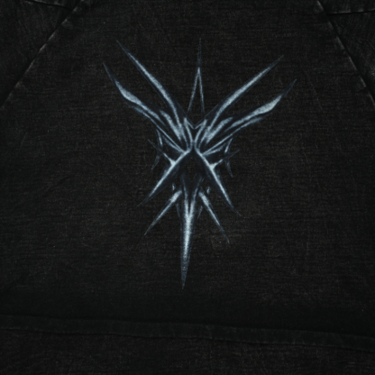 EXACTMTCH Dark Trend Denim Hooded Jacket- American street style cool choice