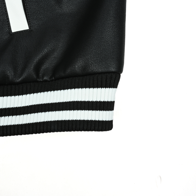 EXACTMTCH Street Trend Leather Jacket - American Fashion Focuspiece