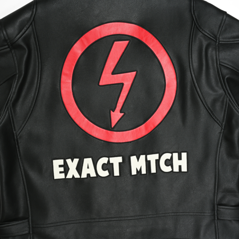 EXACTMTCH Personalized Street Fighter Motorcycle Jacket - A Must-Have Item for American Fashion Trends