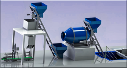 Dynamic-static fertilizer mixing equipment