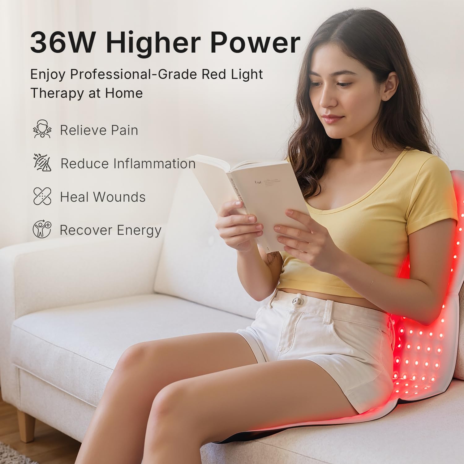 Hello Face Red Light Therapy Pad for Body