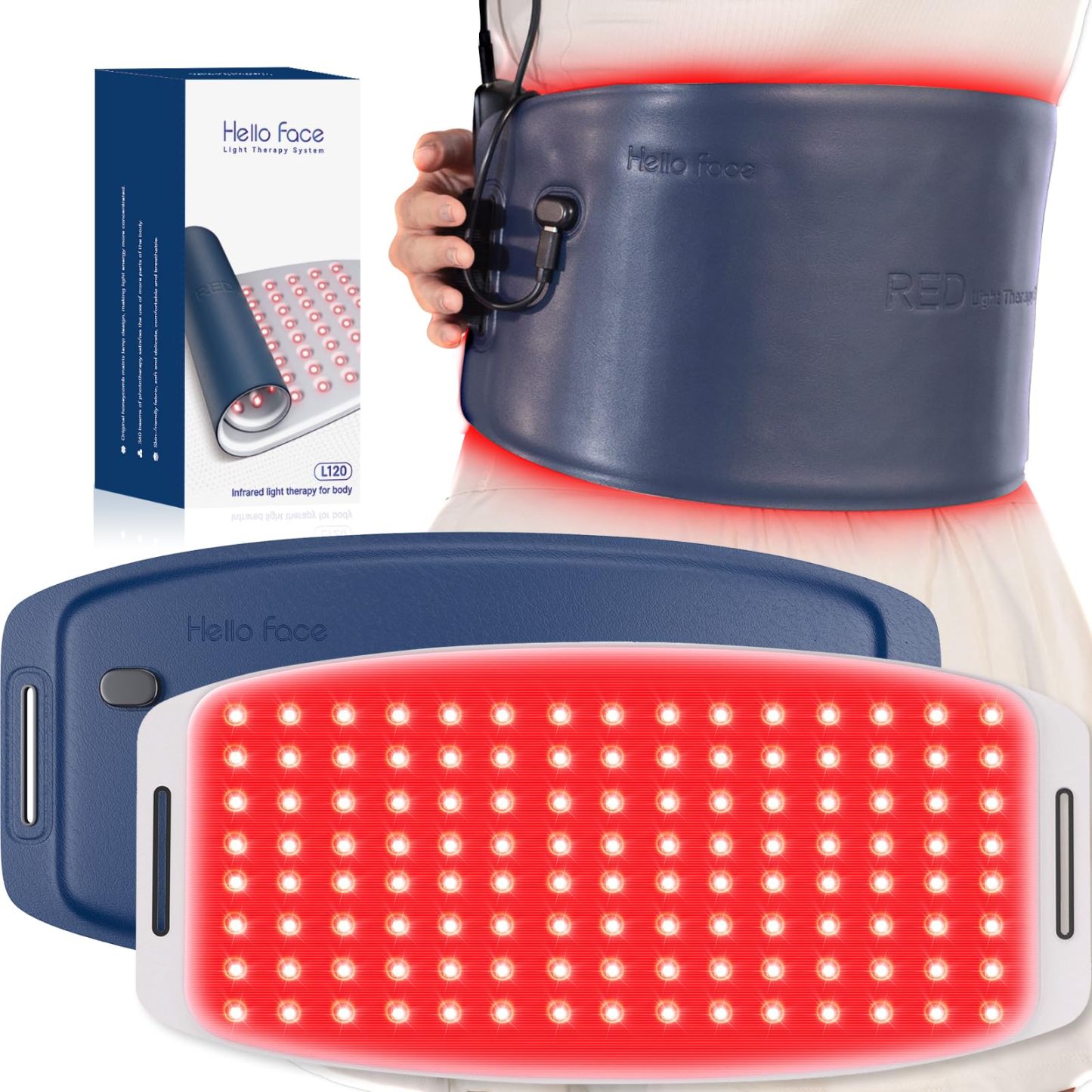 Hello Face Red Light Therapy Belt