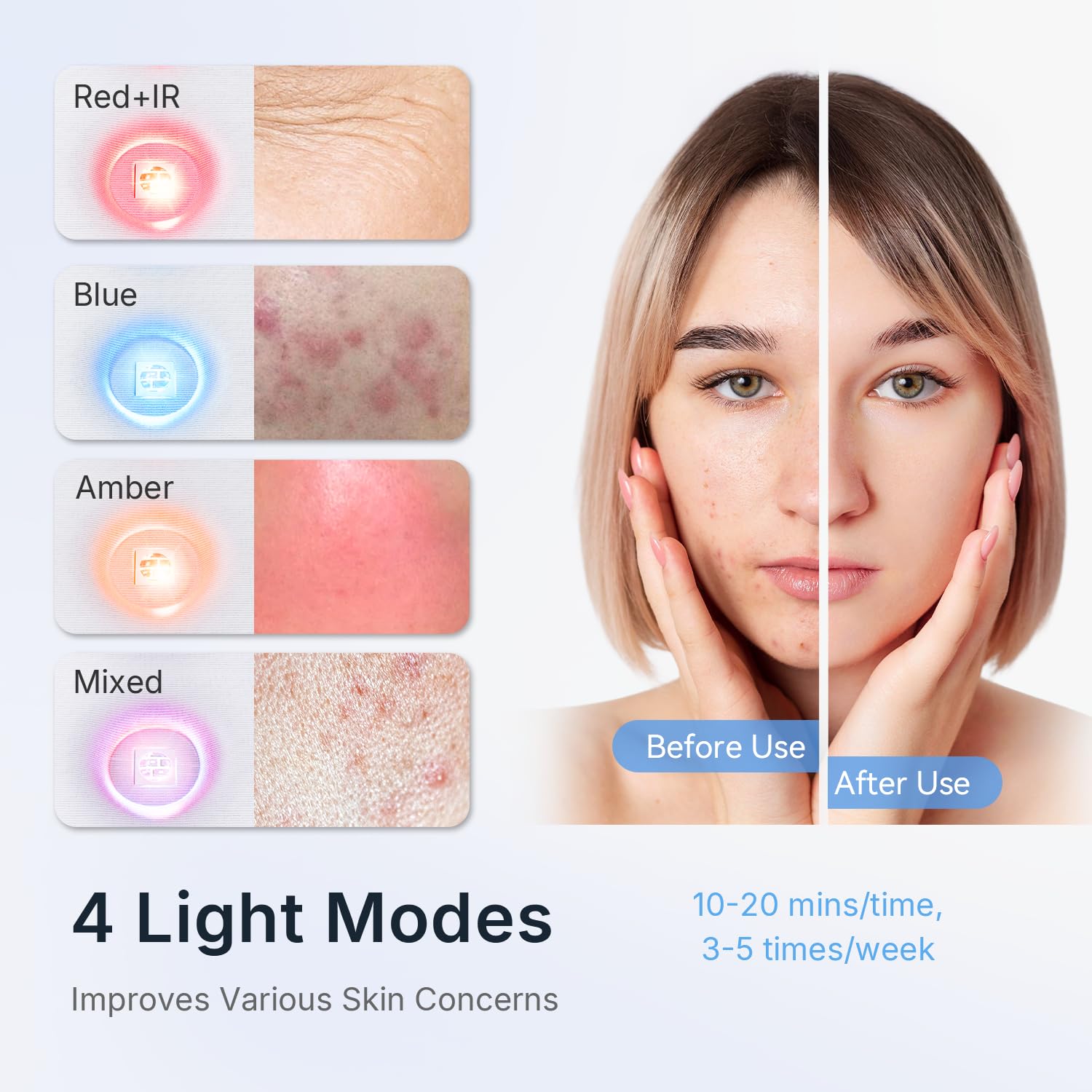 Hello Face LED Mask Light Therapy