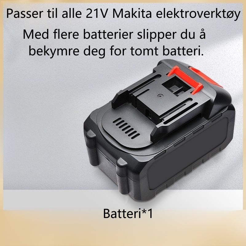 Litiumbatteri 21V 4.0ah elektrisk beskjæringssag motorsag hageredskaper litiumbatteri