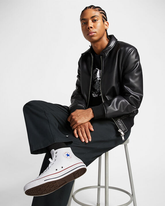 Cothtnverse Chuck Taylor All Star Leather High Top