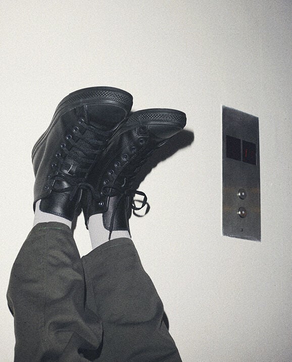 Cothtnverse Chuck Taylor All Star Leather High Top