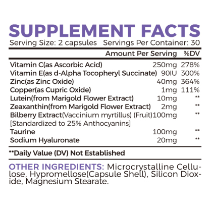 ahete LUTEIN+ ΖΕΑΧΑΝΤHIN Capsules