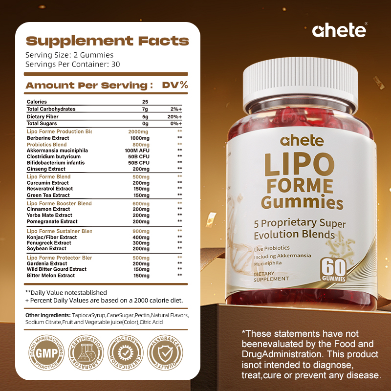 AHETE GLP Capsules+GLP Gummies, High Potency Complex Formula, Rich in Probiotics & Herbal Extracts, Supports Digestive & Intestinal Wellness - Support from the Joint GLP