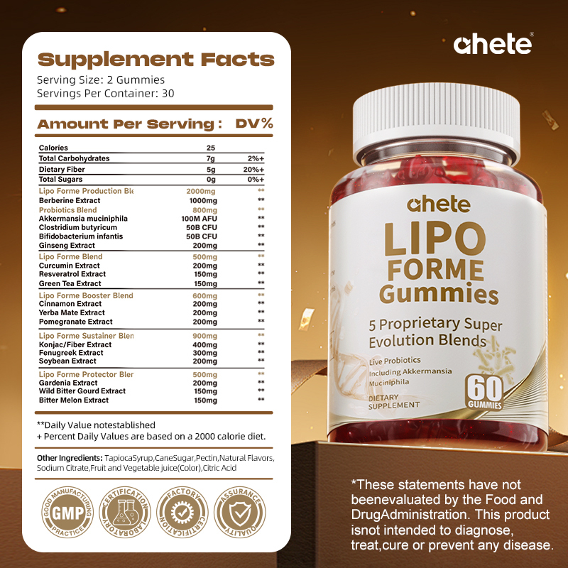 AHETE GLP Capsules+GLP Gummies, High Potency Complex Formula, Rich in Probiotics & Herbal Extracts, Supports Digestive & Intestinal Wellness - Support from the Joint GLP