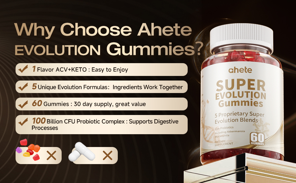 AHETE GLP Capsules+GLP Gummies, High Potency Complex Formula, Rich in Probiotics & Herbal Extracts, Supports Digestive & Intestinal Wellness - Support from the Joint GLP