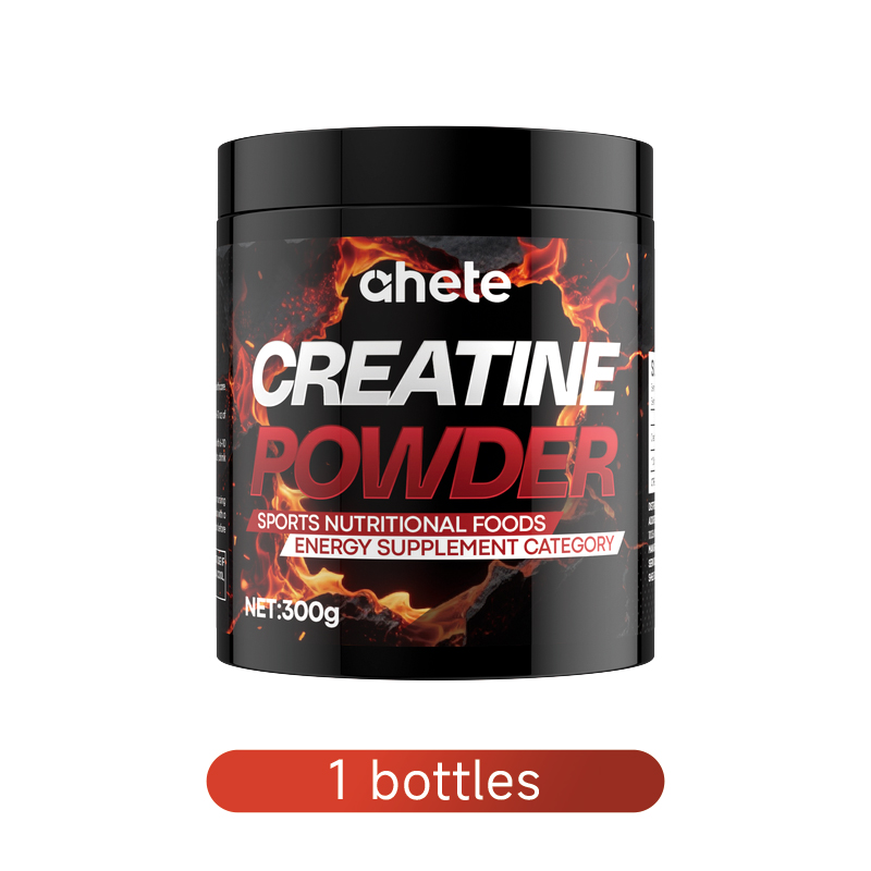AHETE Creatine Powder - Pure Creatine Powder, A Full Bottle Contains 300g Of Creatine, Sports Nutrition, Fitness Supplements, Supports Muscle Health, Strength, And Focus, Amino Acid Supplement for Both Men And Women.