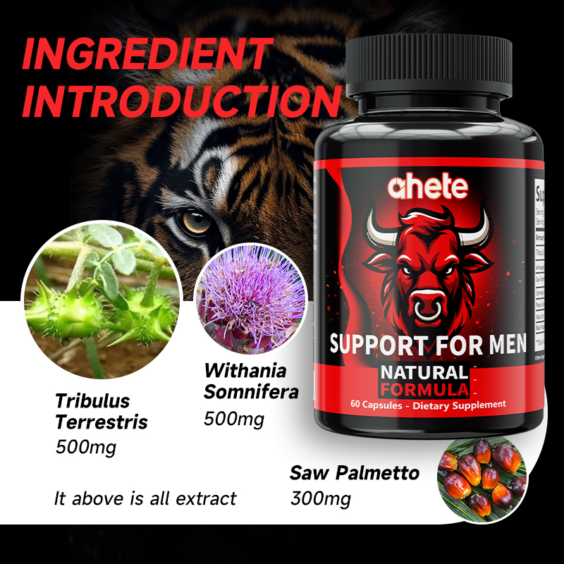 *Ahete Testosterone Supplement for Men |20-in-1 with Maca, Ashwagandha, Indian Pepper, Ginseng Extract