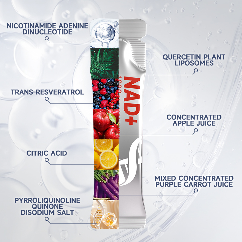 AHETE Liquid NAD+ Supplement  4-in-1 Powerful Cellular Recharge for Energy, Focus & Youthful Vitality